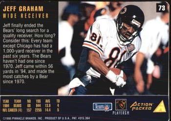 1995 Action Packed Rookies & Stars #73 Jeff Graham Back