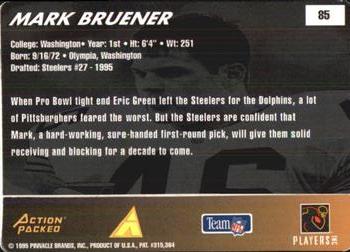 1995 Action Packed Rookies & Stars #85 Mark Bruener Back