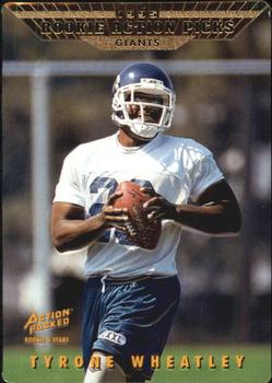 1995 Action Packed Rookies & Stars #95 Tyrone Wheatley Front