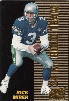 1995 Action Packed Rookies & Stars - 24K Gold #6 Rick Mirer Front
