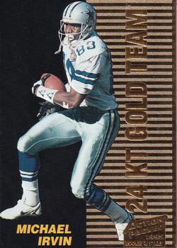 1995 Action Packed Rookies & Stars - 24K Gold #13 Michael Irvin Front