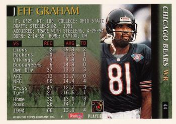 1995 Bowman #44 Jeff Graham Back