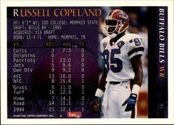 1995 Bowman #91 Russell Copeland Back