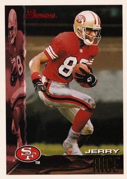1995 Bowman #100 Jerry Rice Front