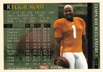 1995 Bowman #119 Reggie Roby Back