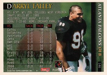 1995 Bowman #146 Darryl Talley Back