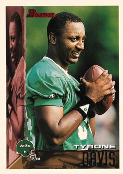 1995 Bowman #181 Tyrone Davis Front