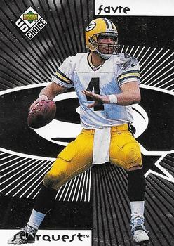 1998 UD Choice - StarQuest Gold #4 Brett Favre Front