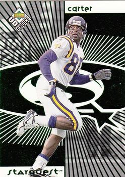 1998 UD Choice - StarQuest Green #6 Cris Carter Front