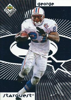 1998 UD Choice - StarQuest/RookQuest Blue #SR27 Eddie George / Robert Holcombe Front
