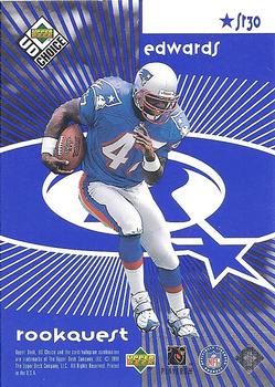1998 UD Choice - StarQuest/RookQuest Blue #SR30 Terrell Davis / Robert Edwards Back