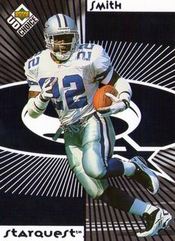 1998 UD Choice - StarQuest/RookQuest Blue #SR09 Emmitt Smith / Fred Taylor Front