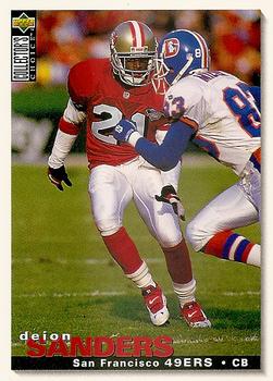 1995 Collector's Choice #302 Deion Sanders Front