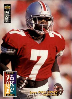 1995 Collector's Choice #8 Joey Galloway Front