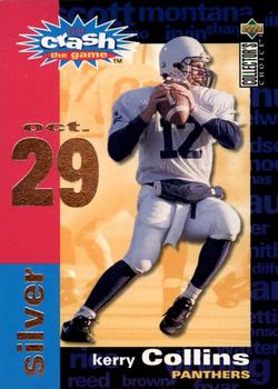 1995 Collector's Choice - You Crash the Game Silver #C3 Kerry Collins Front