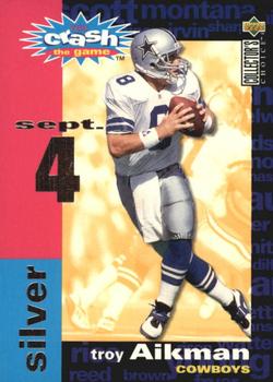 1995 Collector's Choice - You Crash the Game Silver #C7 Troy Aikman Front