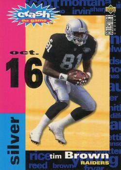 1995 Collector's Choice - You Crash the Game Silver #C23 Tim Brown Front