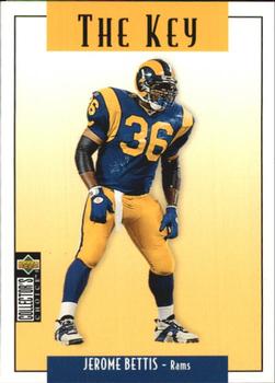 1995 Collector's Choice Update #U76 Jerome Bettis Front