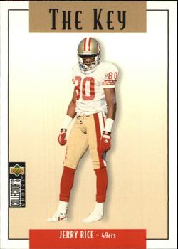 1995 Collector's Choice Update #U84 Jerry Rice Front