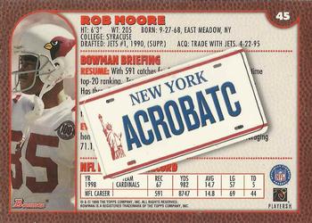 1999 Bowman - Interstate #45 Rob Moore Back