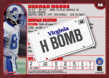 1999 Bowman - Interstate #56 Herman Moore Back