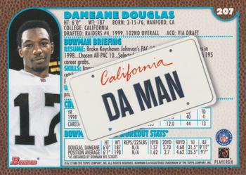 1999 Bowman - Interstate #207 Dameane Douglas Back