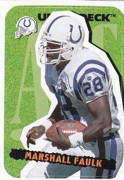 1995 Collector's Choice Update - Stick-Ums #17 Marshall Faulk Front
