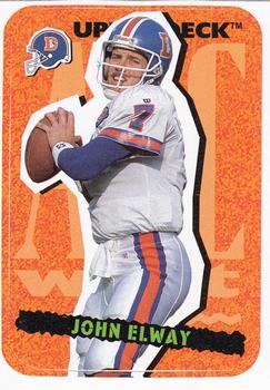 1995 Collector's Choice Update - Stick-Ums #26 John Elway Front