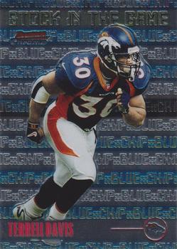 1999 Bowman Chrome - Stock in the Game #S14 Terrell Davis Front