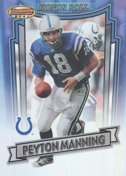 1999 Bowman's Best - Honor Roll #H1 Peyton Manning Front