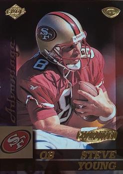 1999 Collector's Edge Advantage - Galvanized #133 Steve Young Front