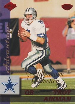 1999 Collector's Edge Advantage - Millennium Collection Red #40 Troy Aikman Front