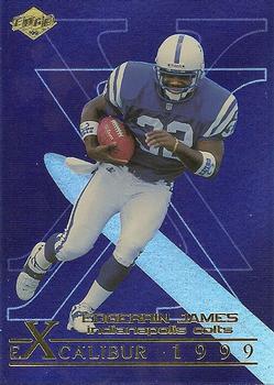 1999 Collector's Edge First Place - Excalibur #X5 Edgerrin James Front
