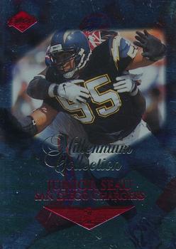 1999 Collector's Edge First Place - Millennium Collection Red #129 Junior Seau Front
