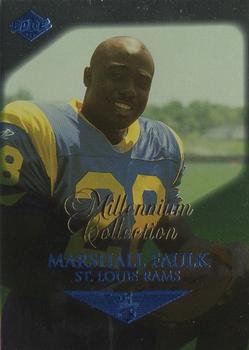 1999 Collector's Edge First Place - Millennium Collection Blue #121 Marshall Faulk Front