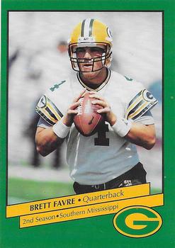 1992 Green Bay Packers Police - Blank Back #14 Brett Favre Front