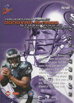 1999 Collector's Edge First Place - Successors #S12 Donovan McNabb / Steve Young Back