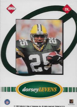 1999 Collector's Edge Fury - Game Ball #DL Dorsey Levens Back