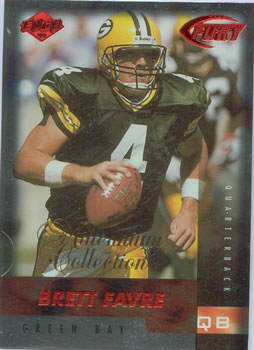 1999 Collector's Edge Fury - Millennium Collection Red #46 Brett Favre Front