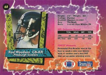 1995 Finest #68 Rod Woodson Back
