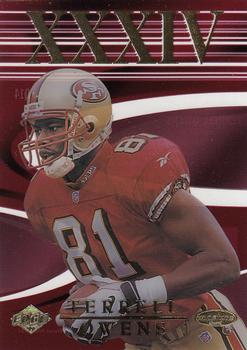 1999 Collector's Edge Masters - Quest #Q14 Terrell Owens Front