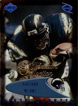 1999 Collector's Edge Odyssey - Millennium Collection Blue #126 Natrone Means Front