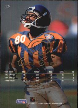 1995 Flair #29 Curtis Conway Back
