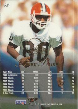 1995 Flair #48 Andre Rison Back