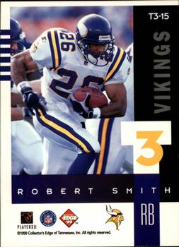 1999 Collector's Edge Supreme - T3 #T3-15 Robert Smith Back