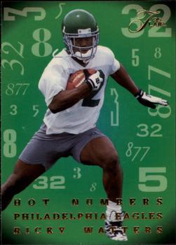 1995 Flair - Hot Numbers #9 Ricky Watters Front