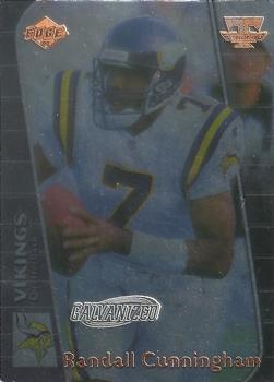 1999 Collector's Edge Triumph - Galvanized #T111 Randall Cunningham Front