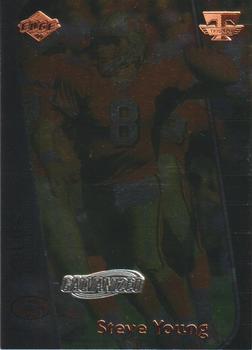 1999 Collector's Edge Triumph - Galvanized #T140 Steve Young Front
