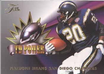 1995 Flair - TD Power #2 Natrone Means Front