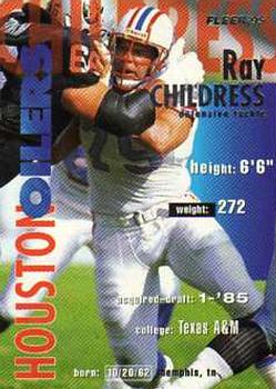 1995 Fleer #145 Ray Childress Front